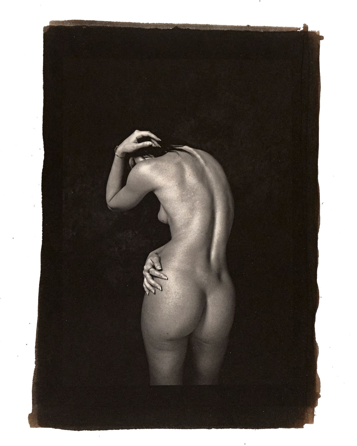 Figure photography palladium print