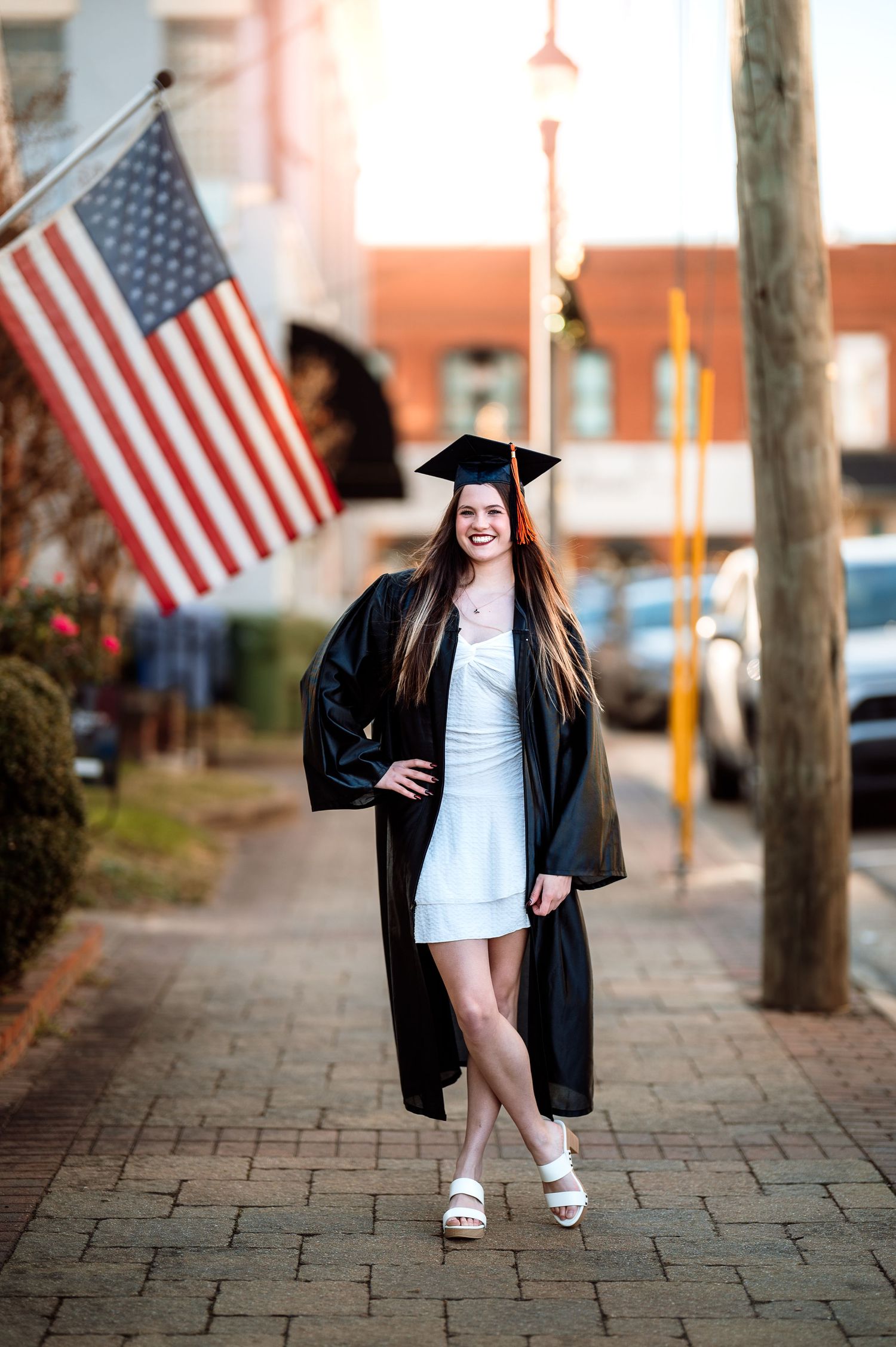 Raleigh senior photographer creating natural, confidence-focused senior portraits in Raleigh and surrounding areas