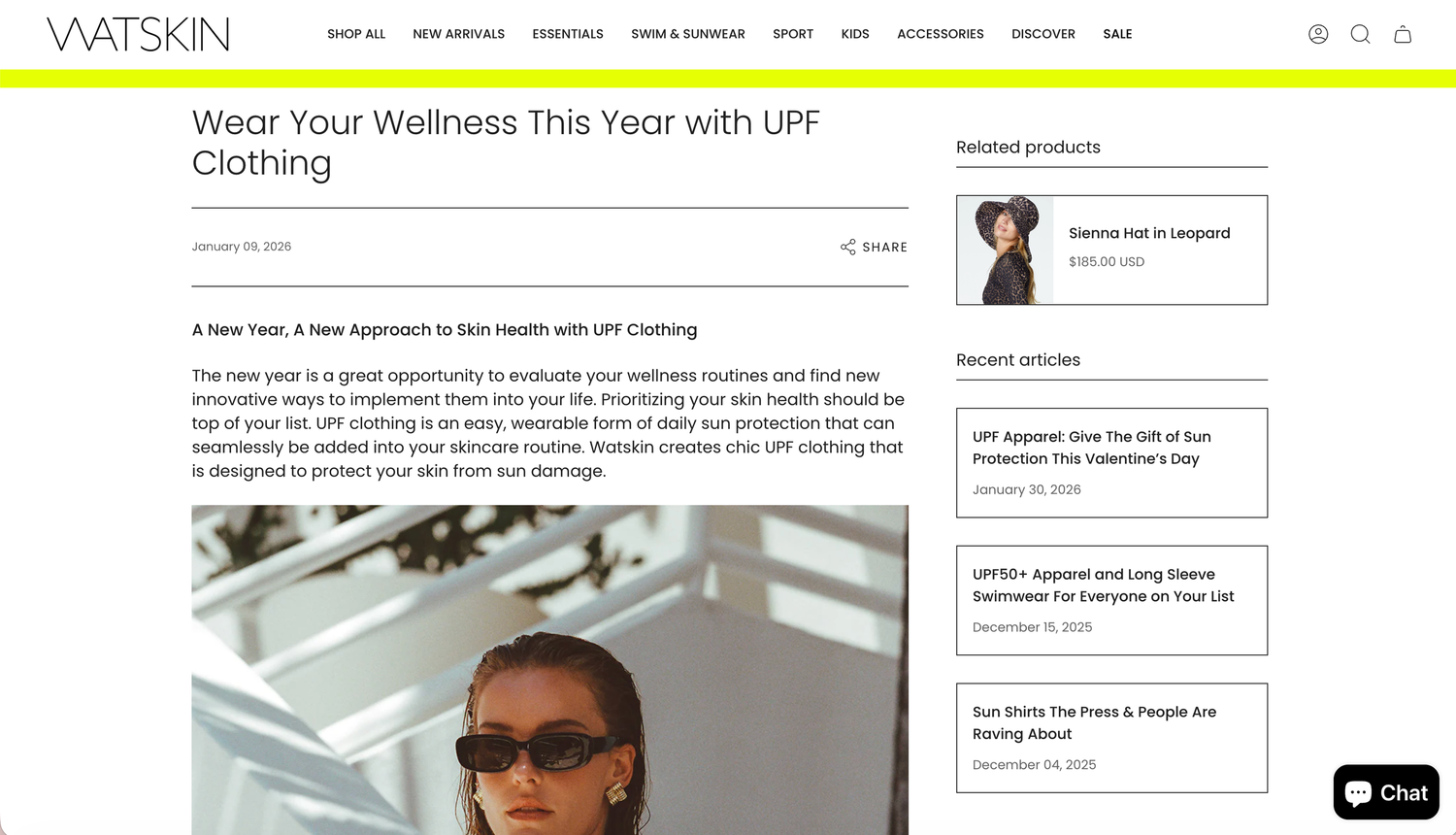 A collection of website screenshots showing various clothing and fashion product pages in an ecommerce layout.
