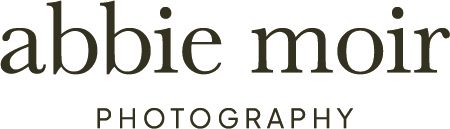 A vintage-style black and white photography logo with elegant serif typography and minimalist design.