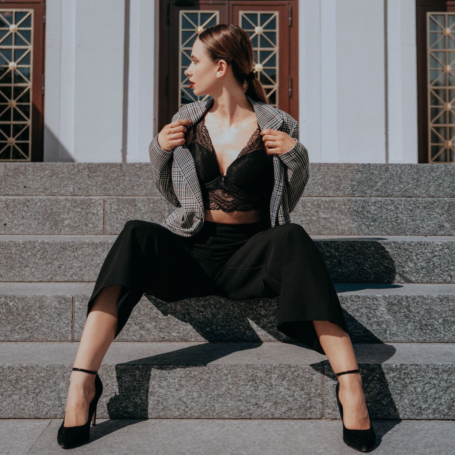 Editorial Portrait von Hannah mit cinematic Look