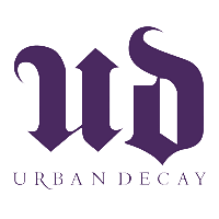 Urban Decay cosmetics brand logo in dark gothic lettering style.