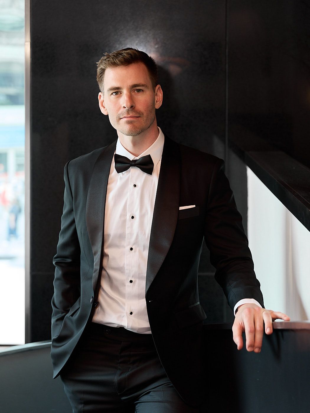 Groom getting ready at a stylish Riga wedding