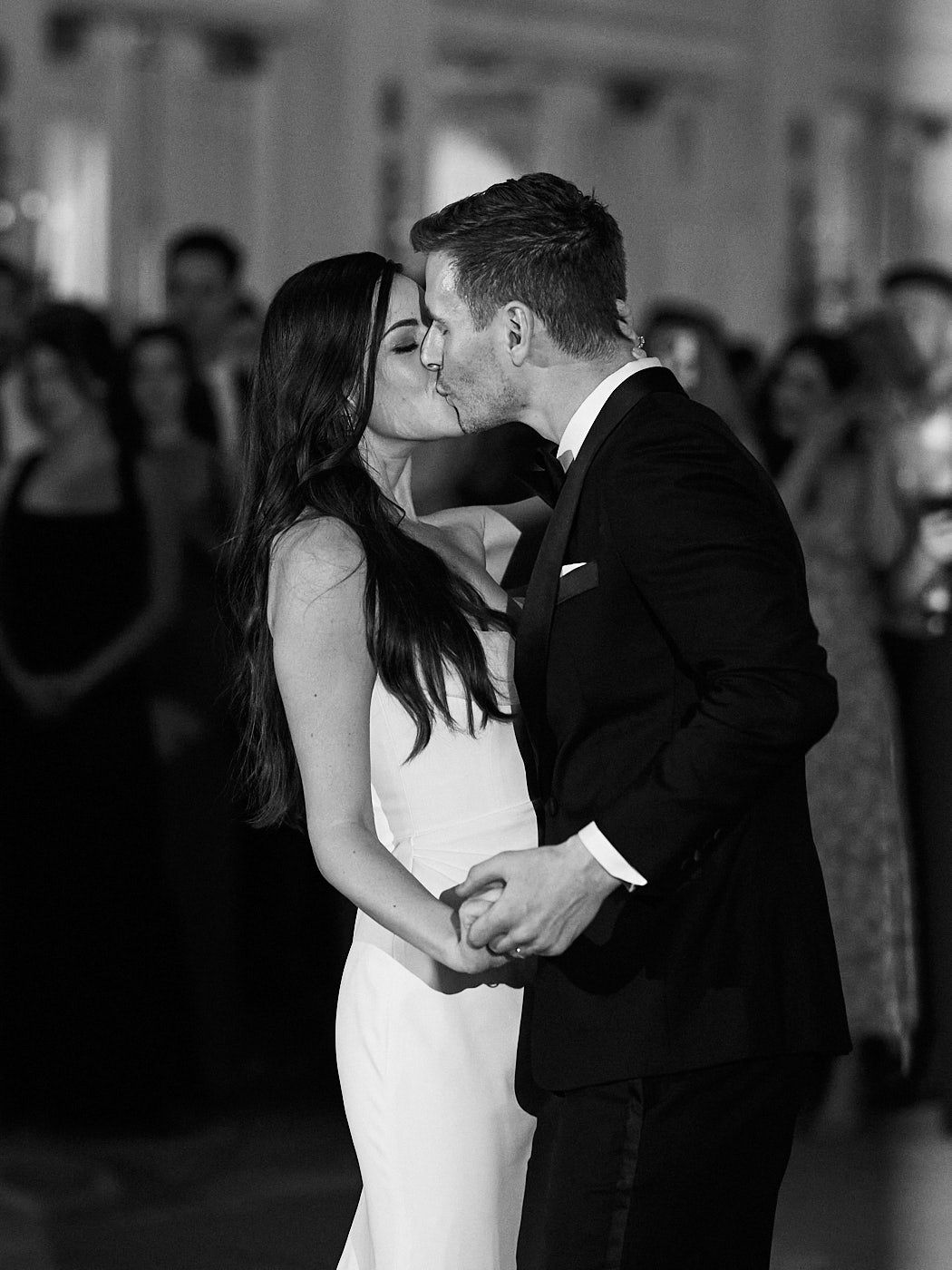 Bride and groom first dance at a Riga wedding