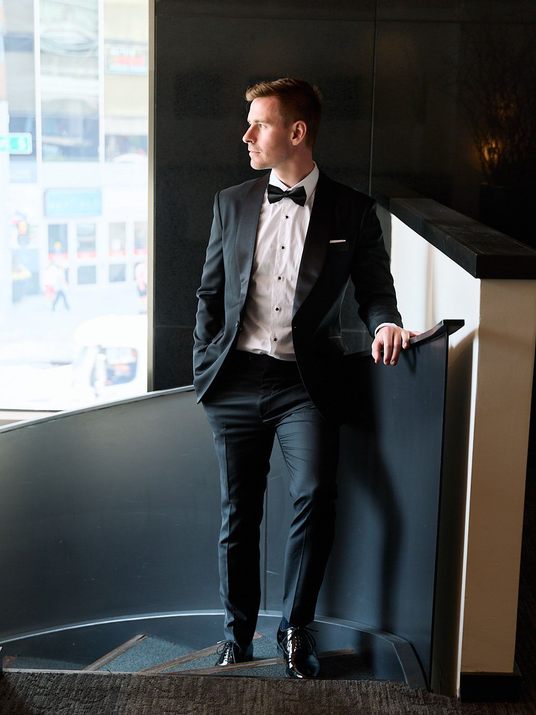 Groom getting ready at a stylish Riga wedding