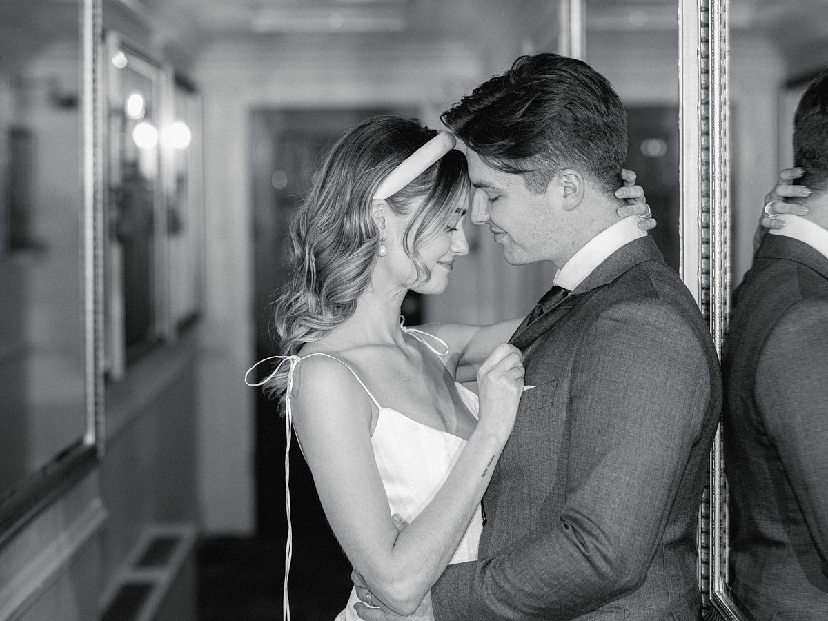 Natural couple portrait with Riga city backdrop, Baltic wedding photography