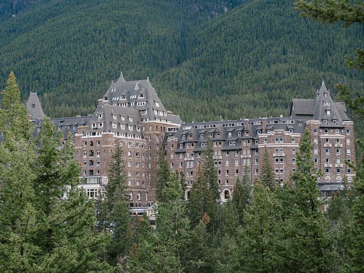 Fairmont Banff Springs castle hotel in Banff National Park, Canada