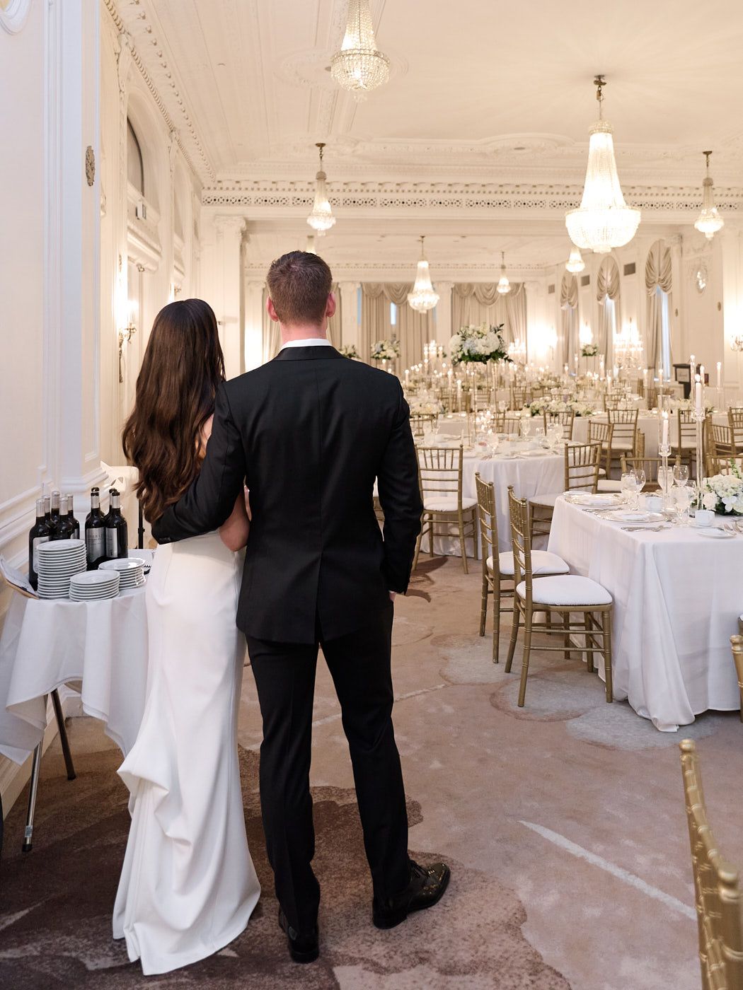 Wedding reception at a luxury hotel in Riga