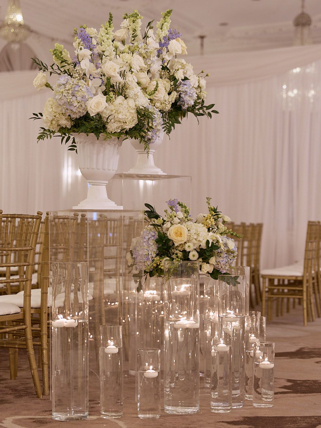 Elegant ceremony location at a luxury wedding in Riga