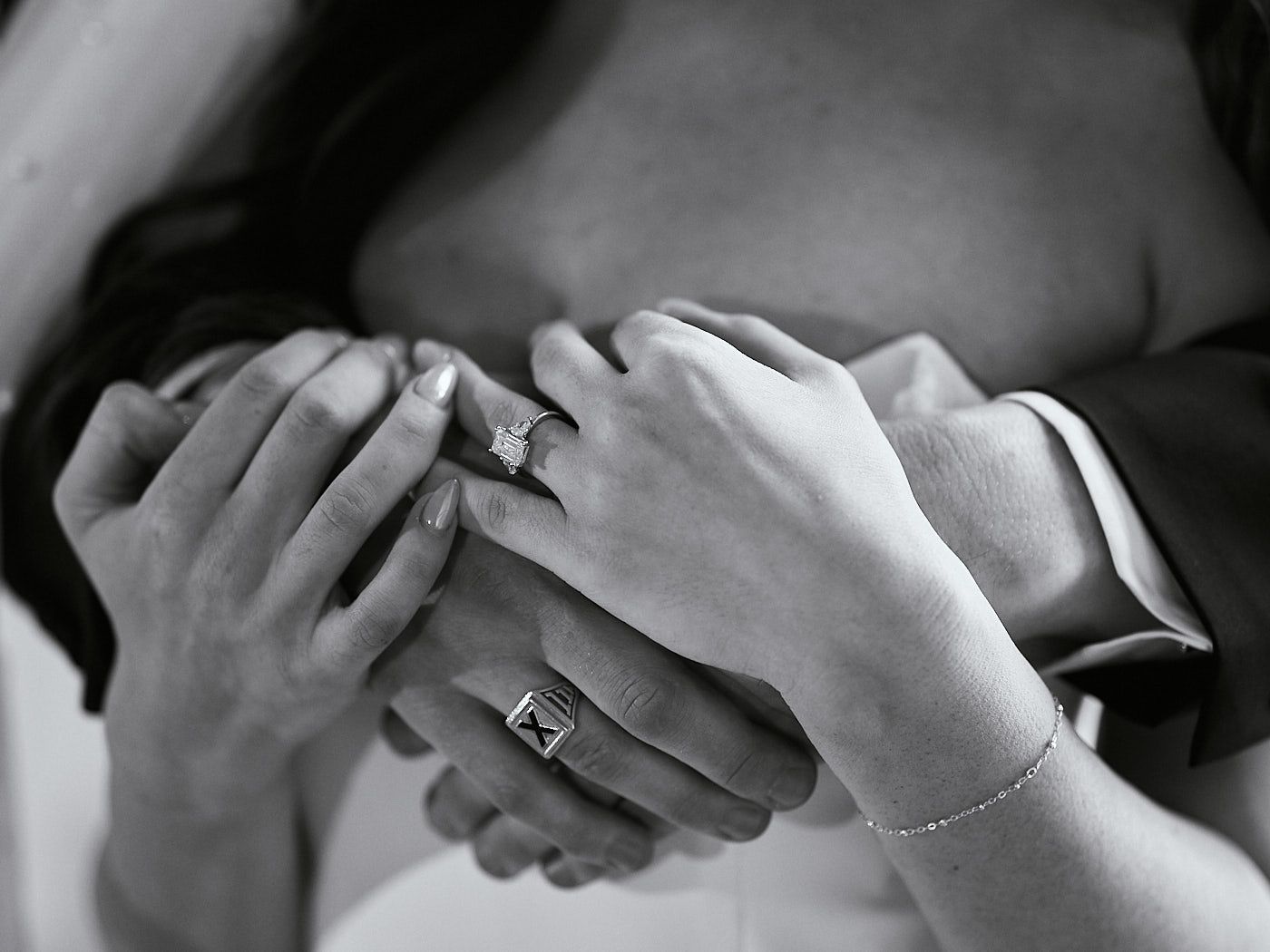 Romantic bride and groom moment at a Riga wedding