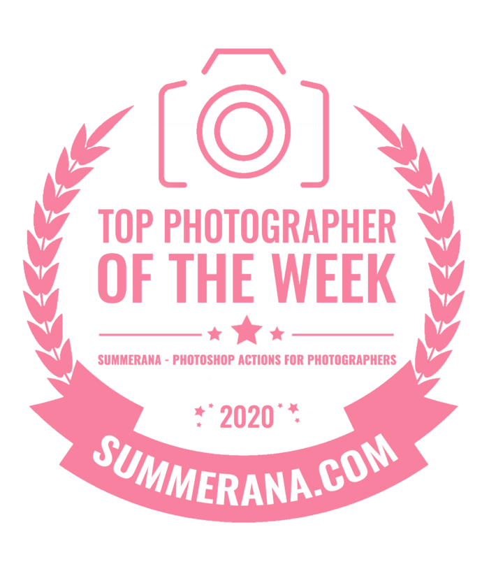Summerana Magazine Photographer of the Week badge for wedding photography in Riga