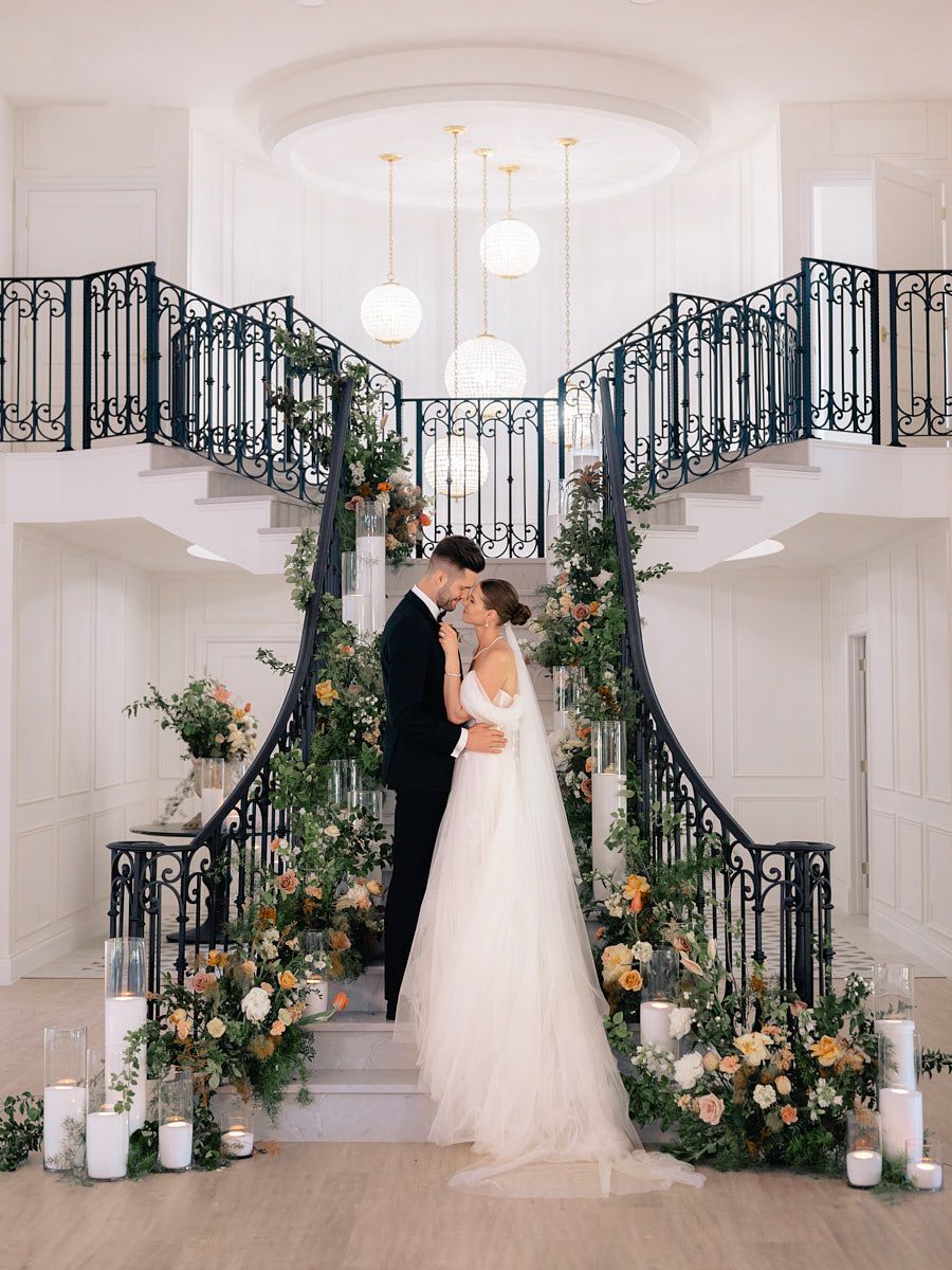 Romantic wedding at a Latvian wedding venue, featuring elegant decor and timeless charm.
