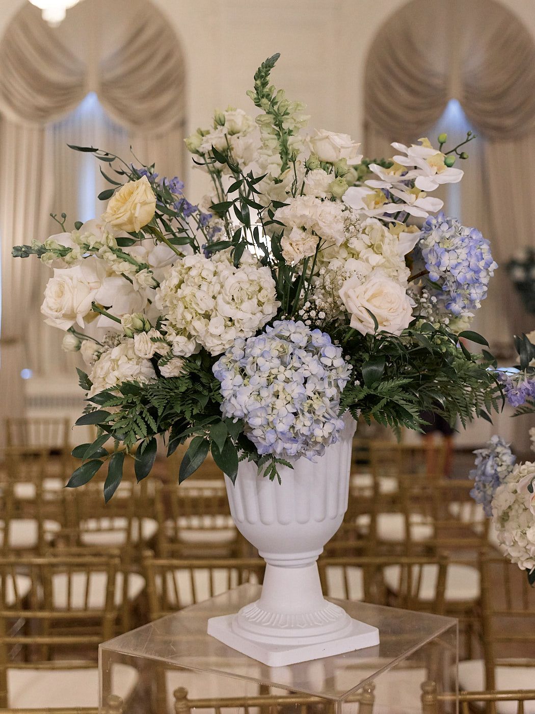 Elegant ceremony location at a luxury wedding in Riga