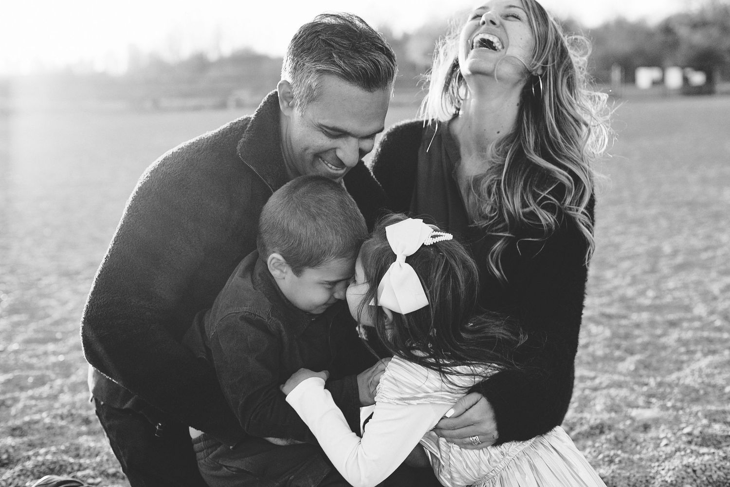 Family photoshoot at Kew Gardens, Toronto.