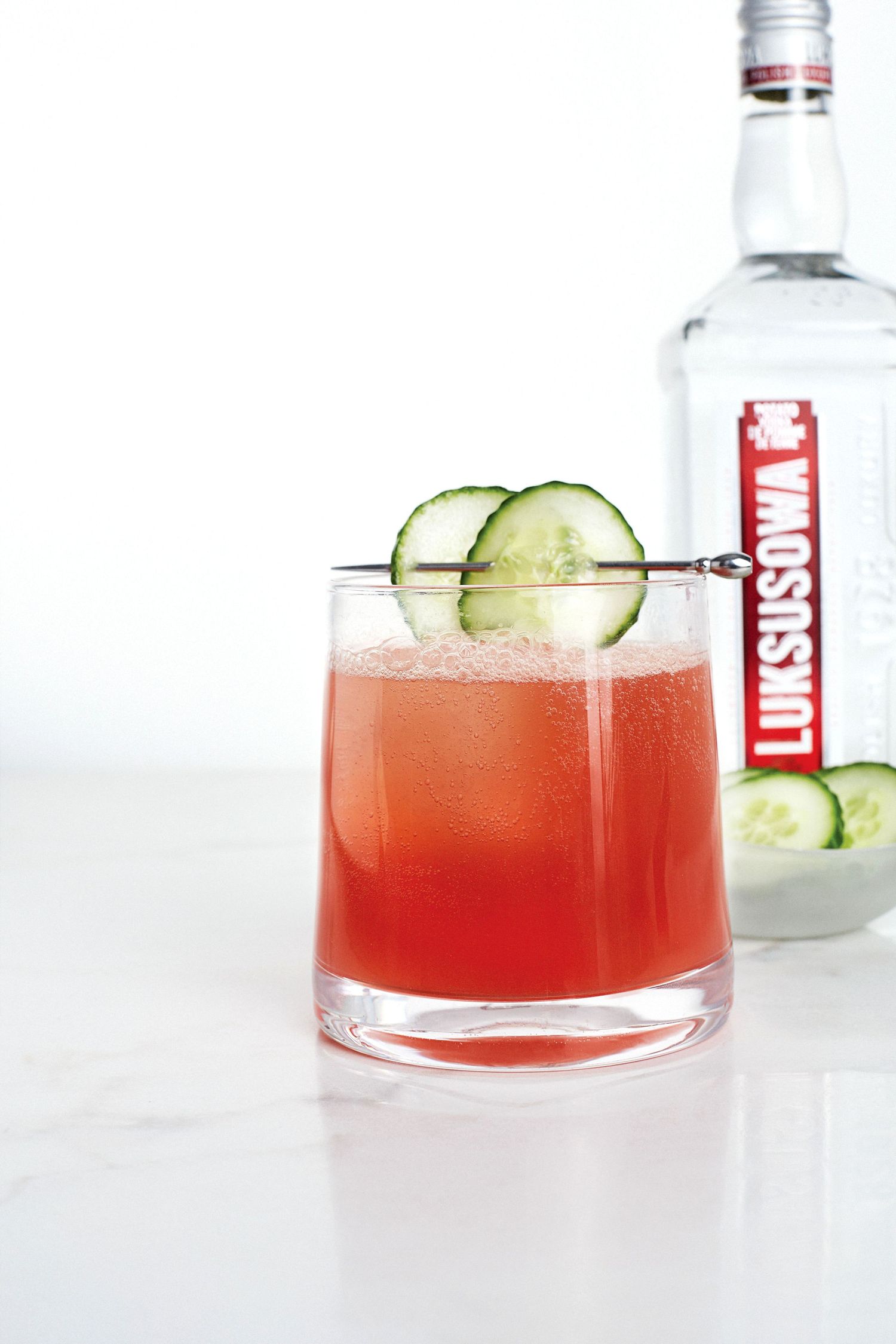 Luksusowa vodka shoot.