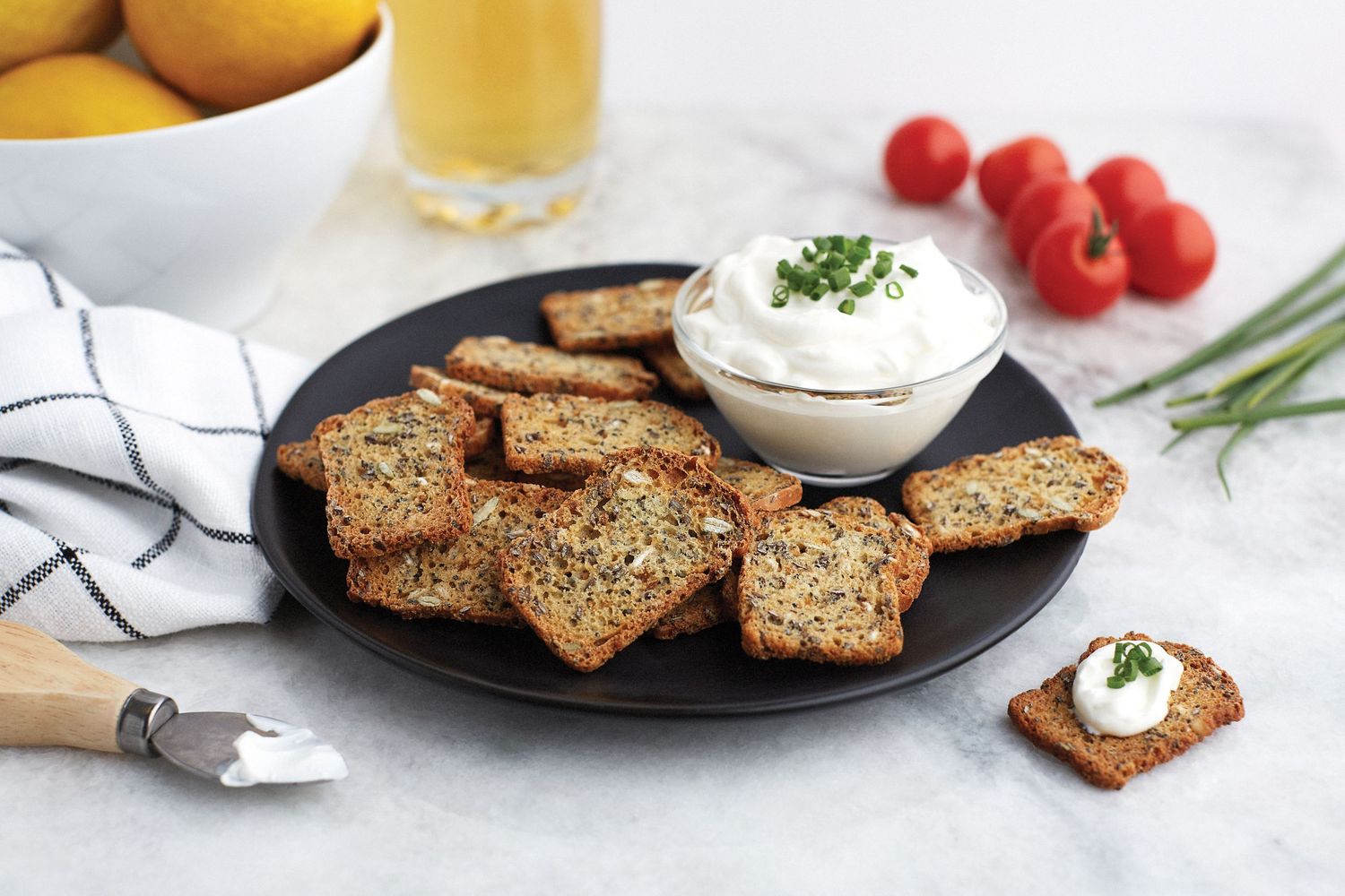 Food photography for Kii Crackers.