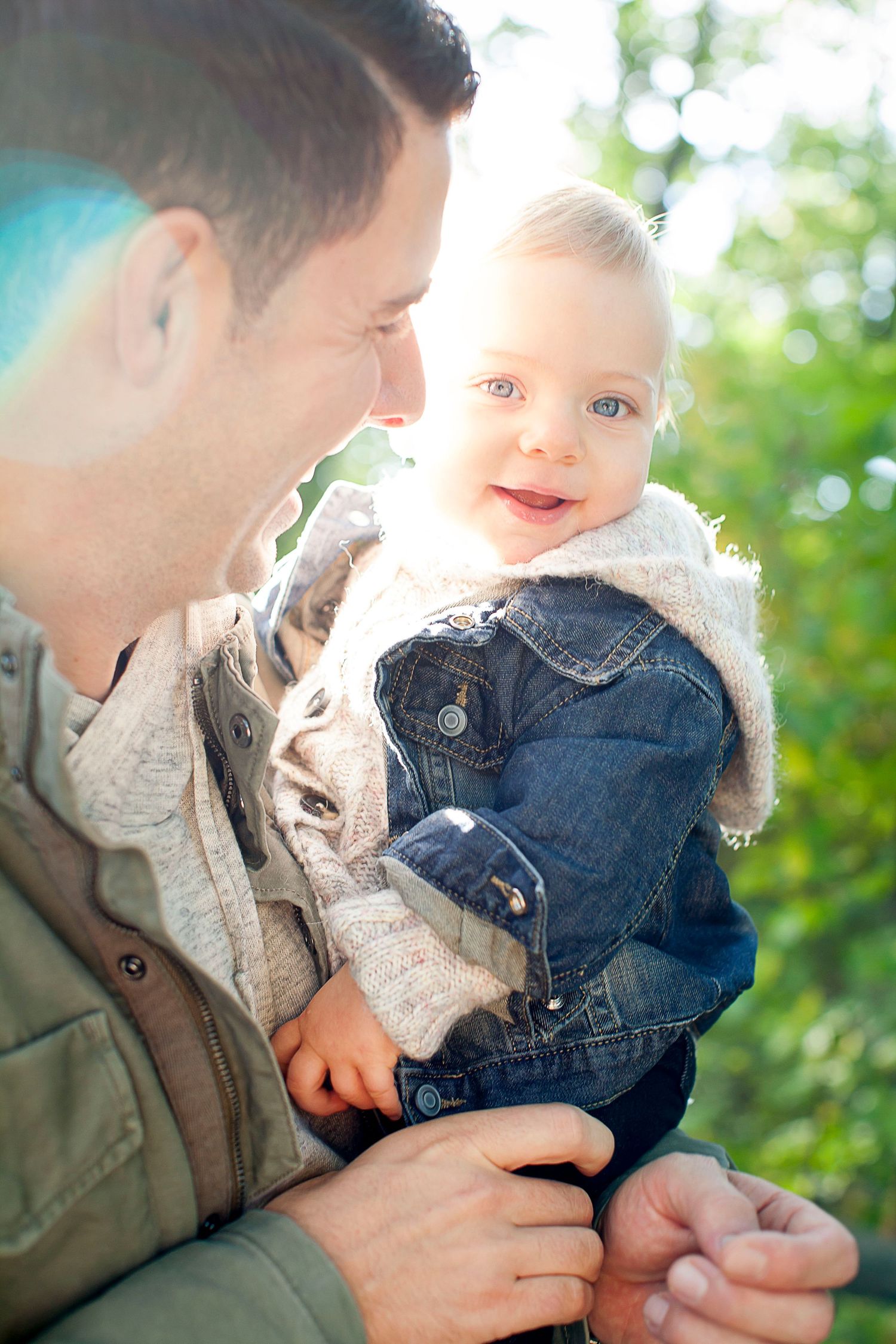 Father and daughter.