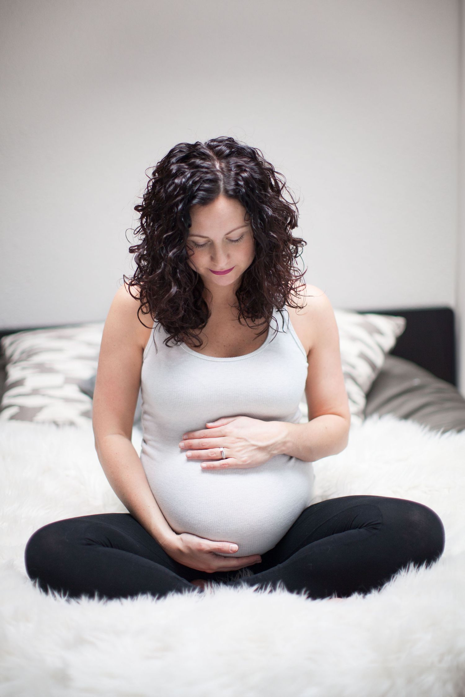 Portrait of pregnant mother.