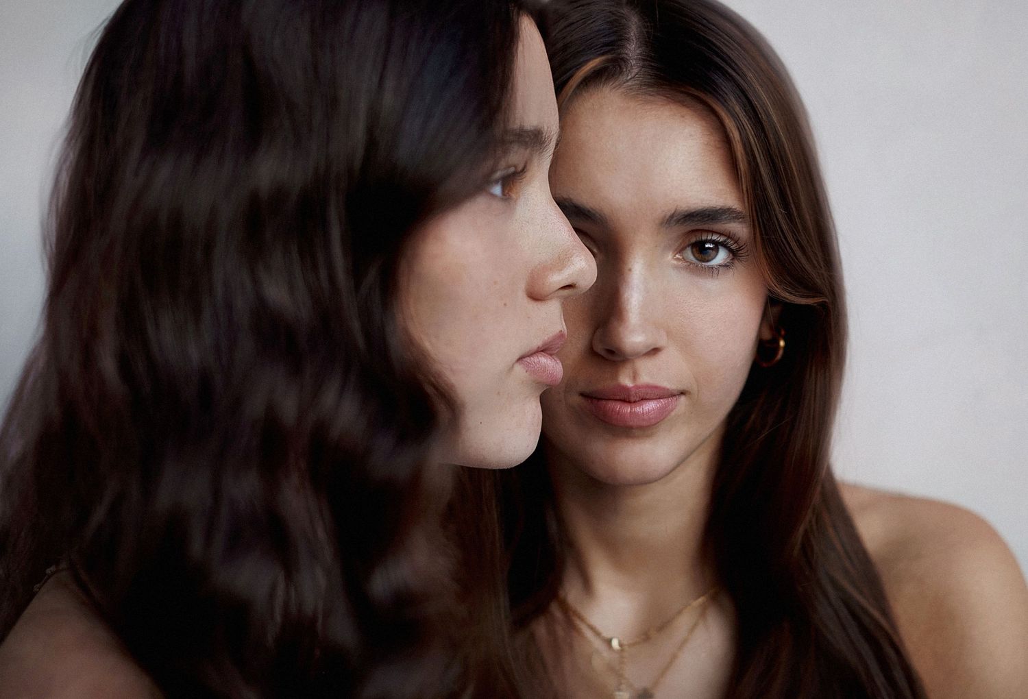 Sisters studio portraits.