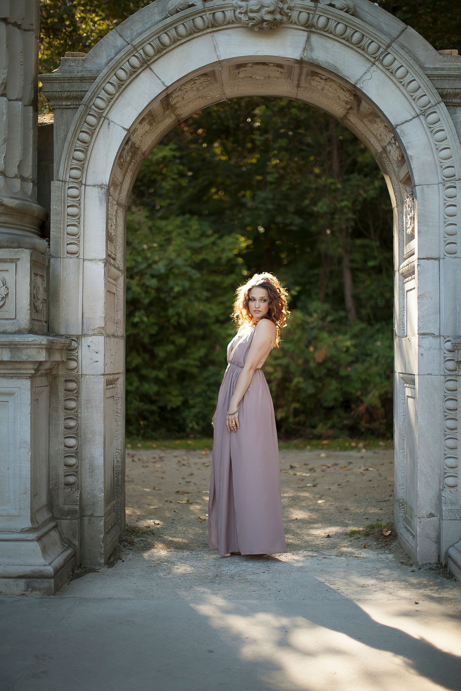 Model at Guildwood Park, Toronto.