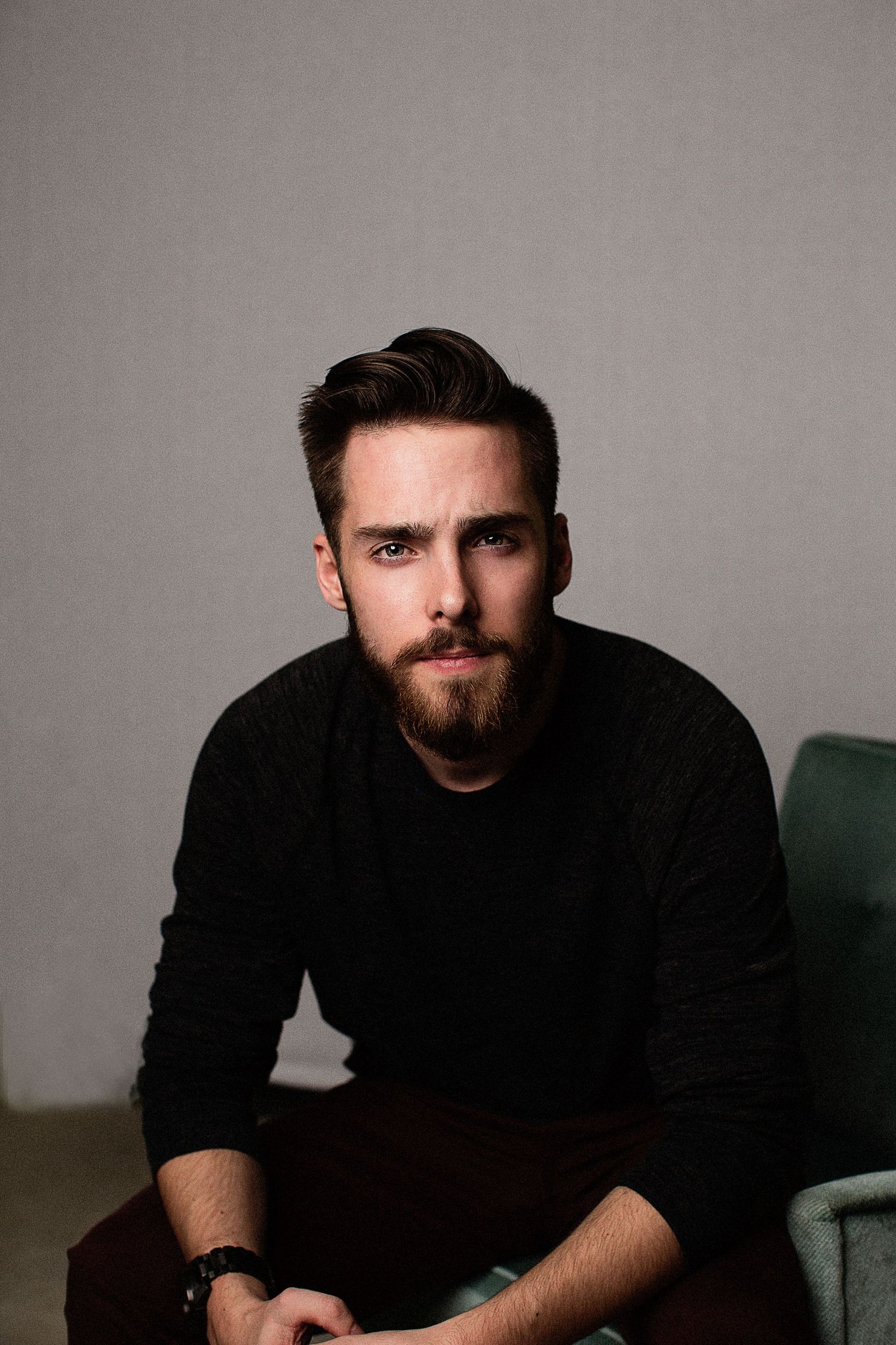 Portrait of male model.