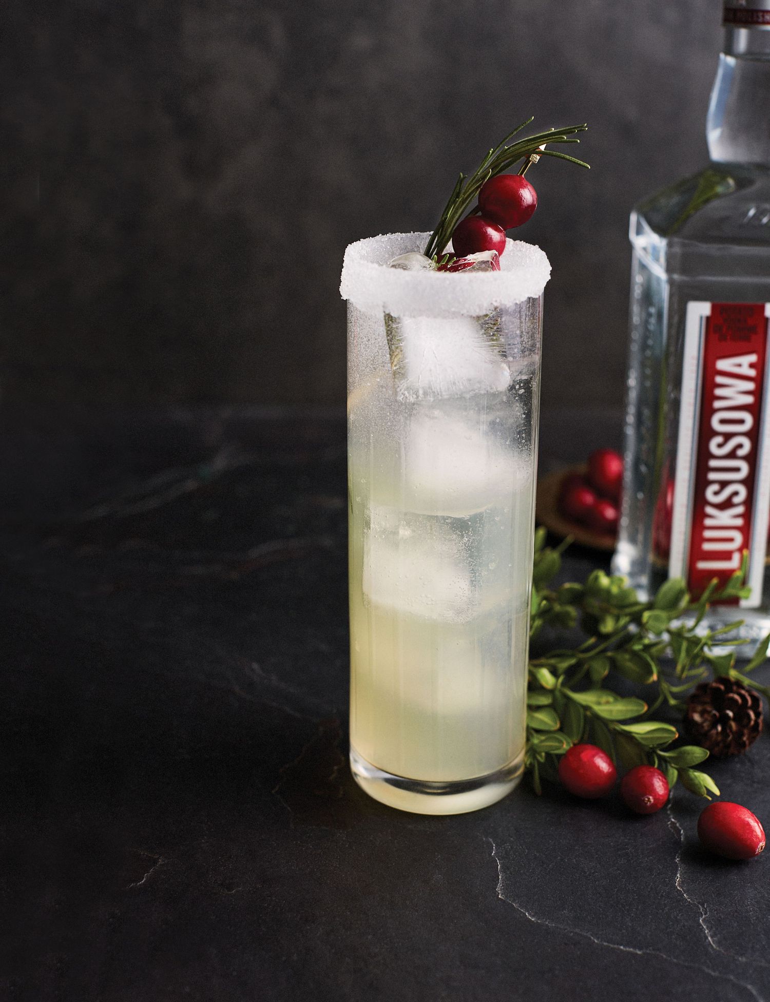 Luksusowa vodka shoot.