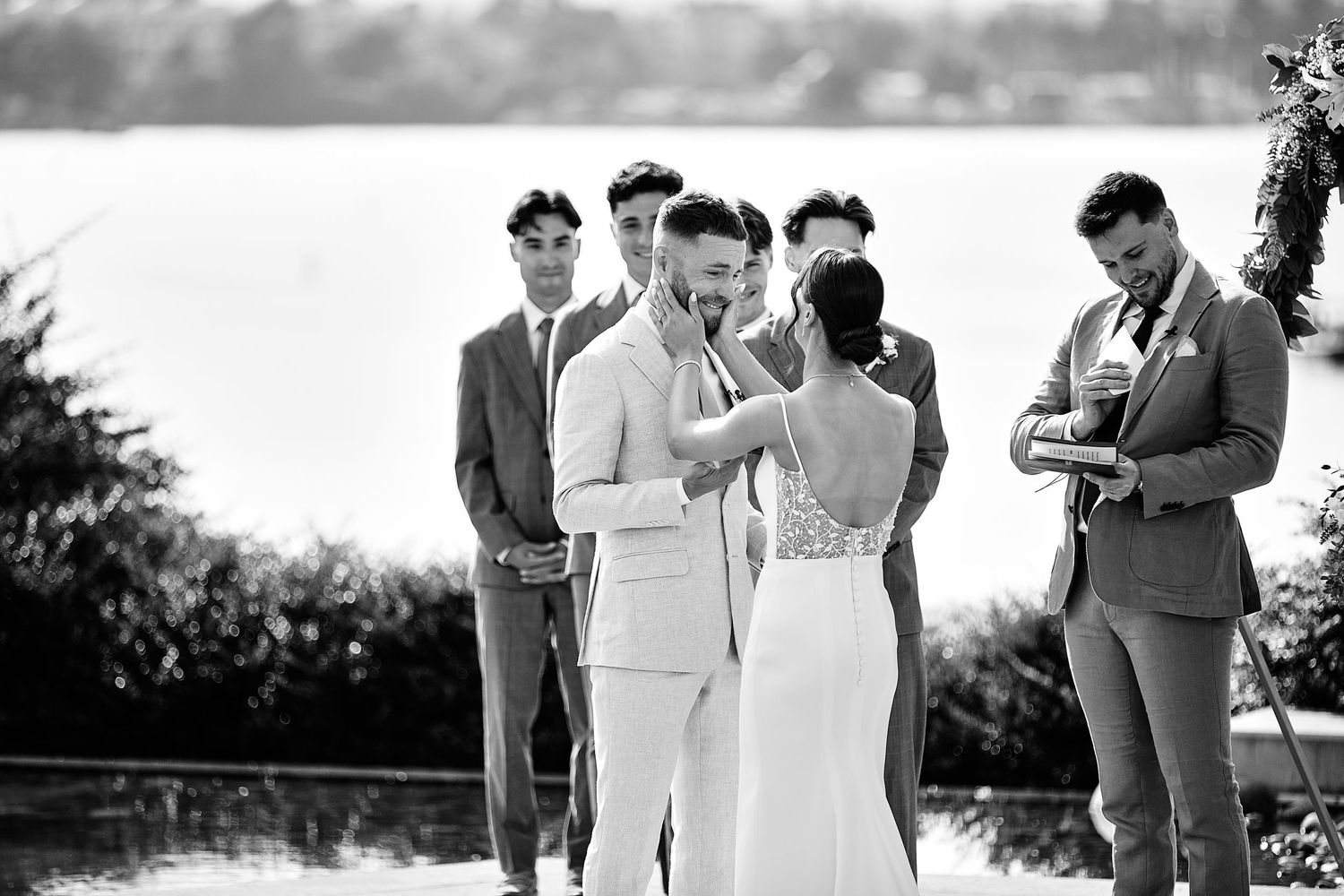 Wedding ceremony image in Victoria, B.C.