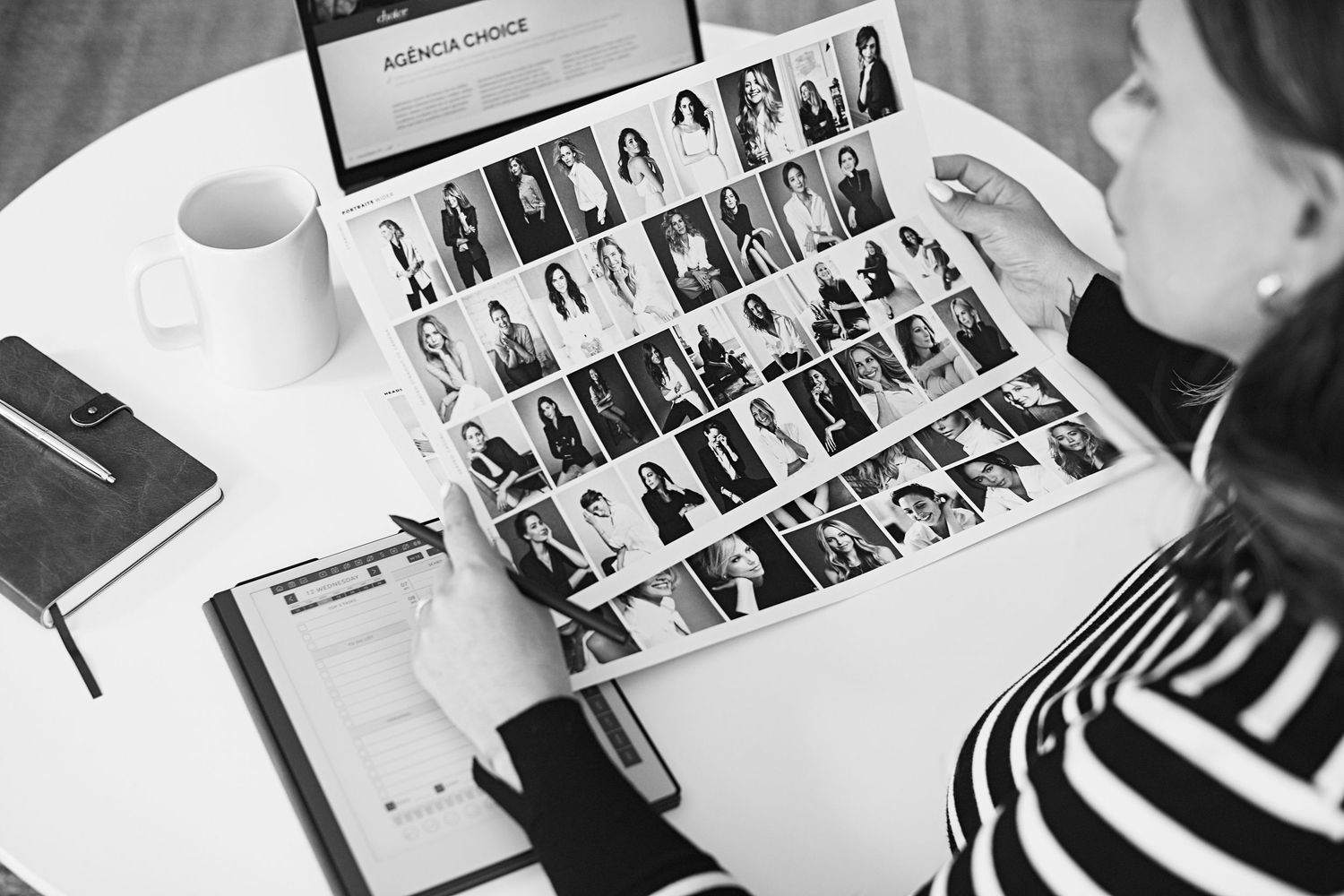 Branding imagery for owner of Choice Talent Agency.