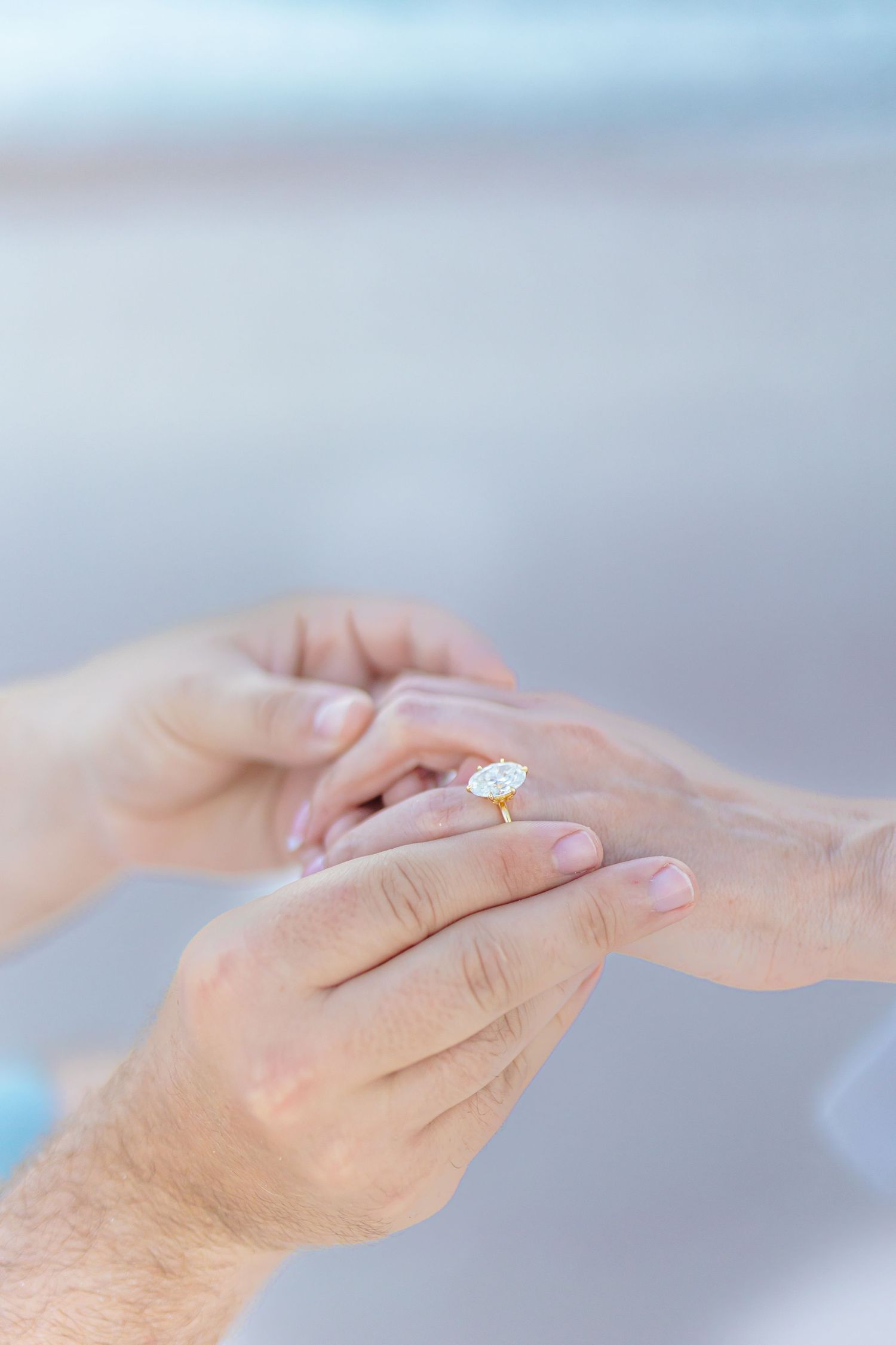 engagement ring in the Bahamas