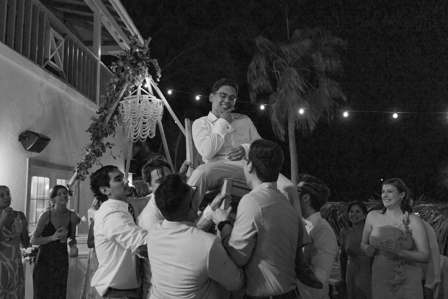 dancing and fun at wedddind in the bahamas
