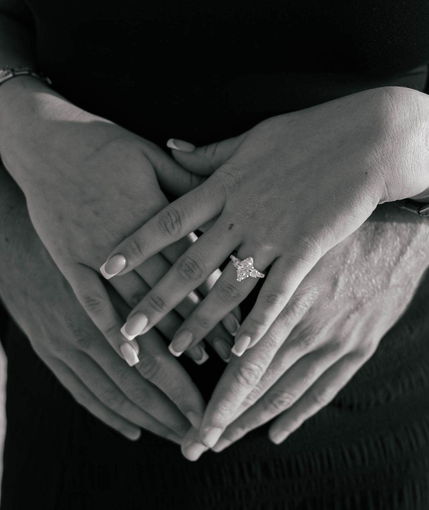 engagement ring in the Bahamas