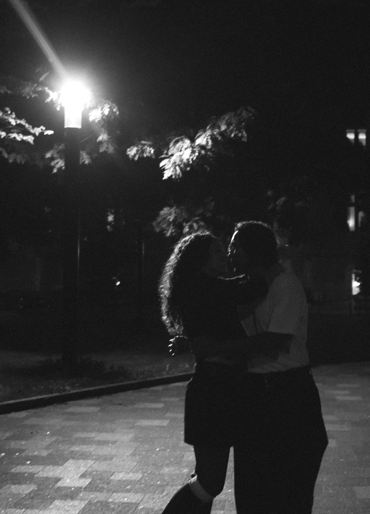 Cinematic documentary-style couples photography taken in Toronto, candid and emotional interaction
