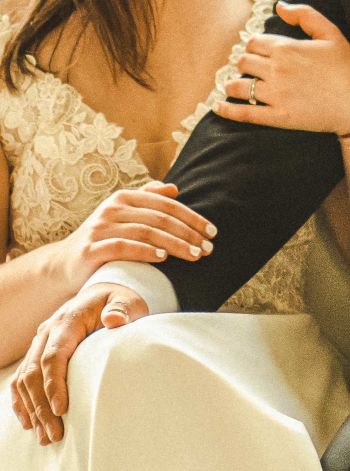 Wedding Reception candid moment of couple, detail shot