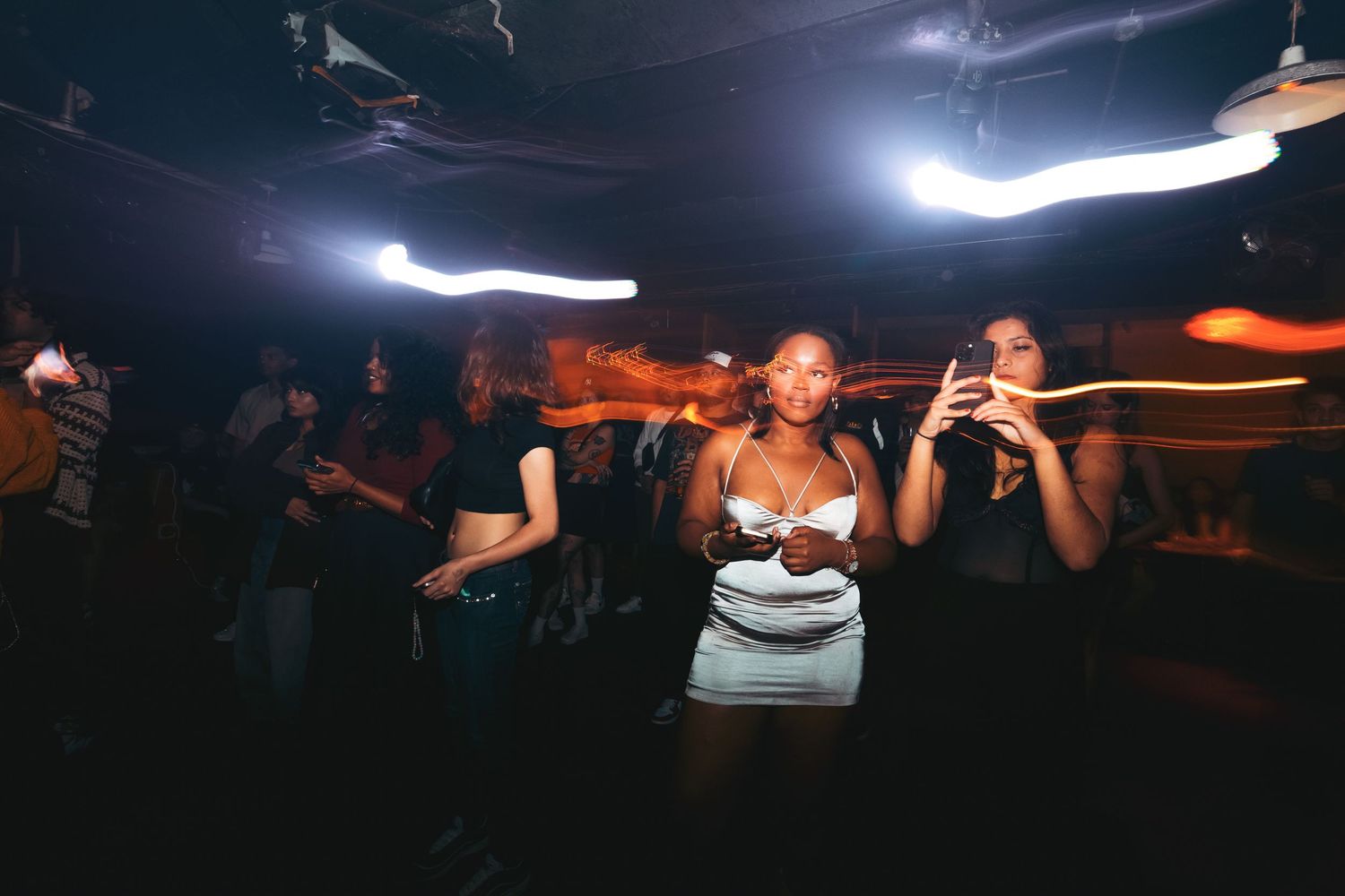 Party flash photography with low shutter speed, candid
