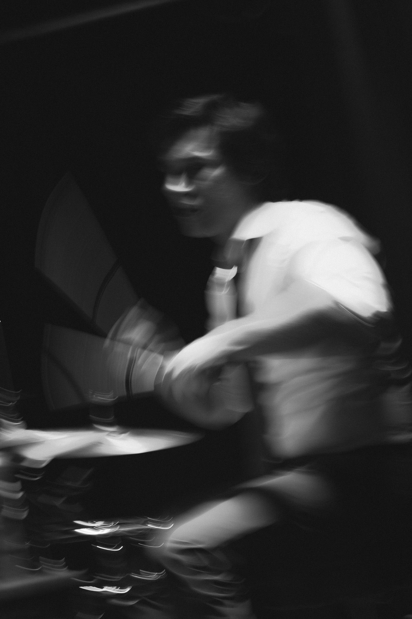Party flash photography with low shutter speed, candid