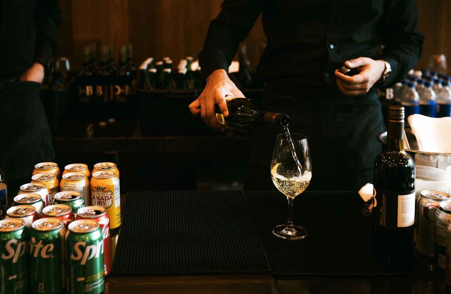 Corporate networking event, a candid photo in downtown toronto venue