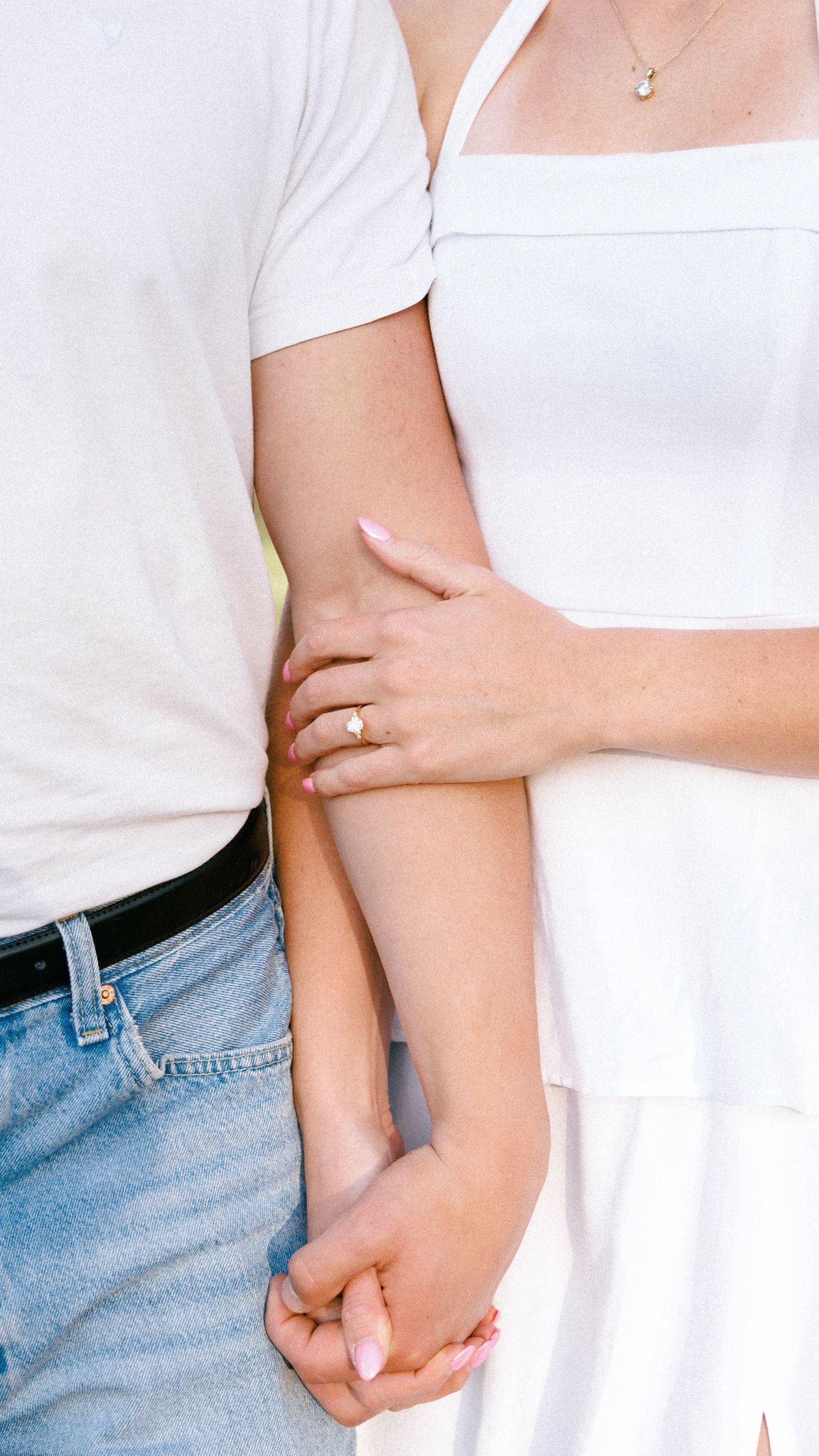 Engagement Ring Detail Photo — Evergreen, Colorado Couples Photographer