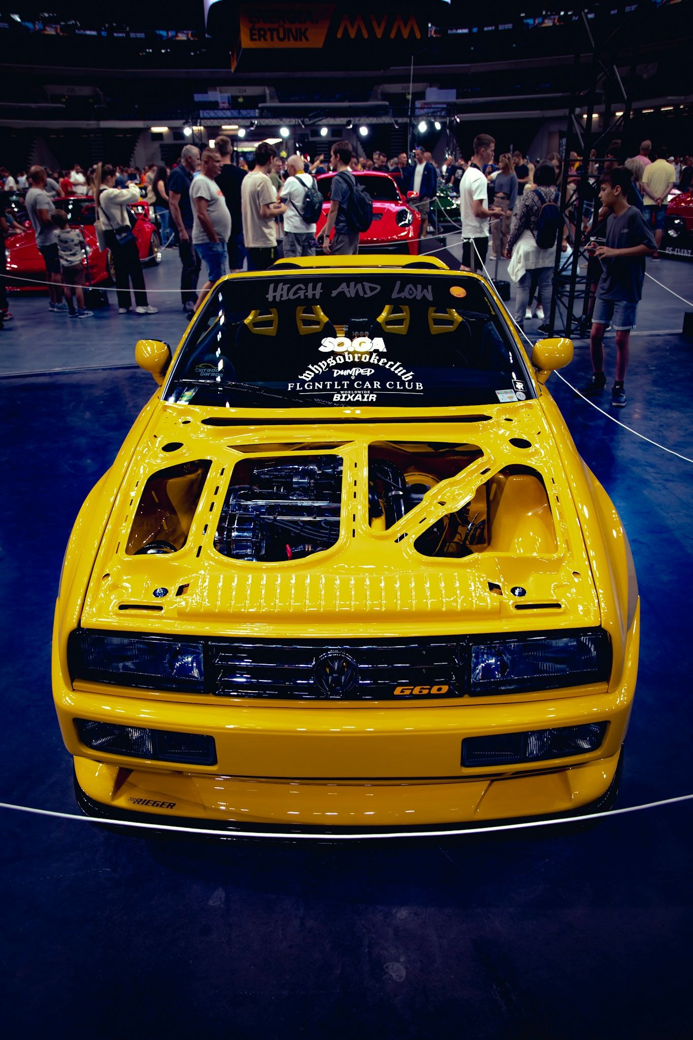 Sárga tuning Volkswagen