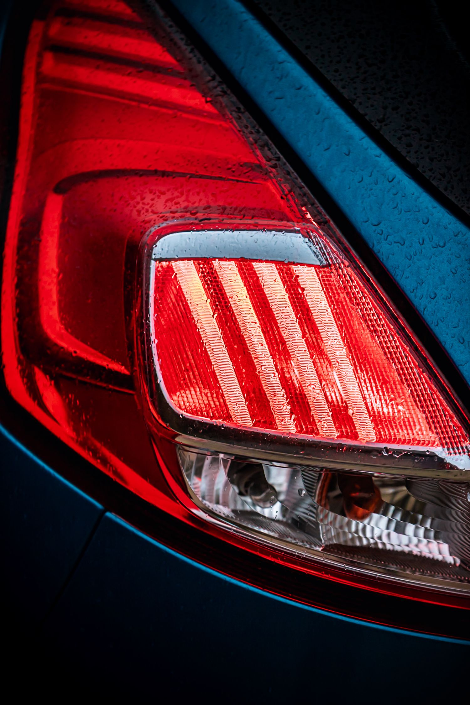 Ford Fiesta hátsó lámpa részlet