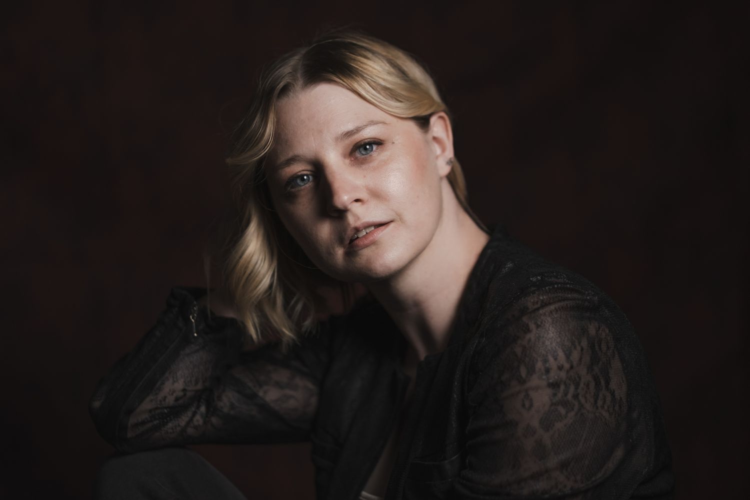 Classic actor headshot, Seattle portrait photographer Kate Hailey