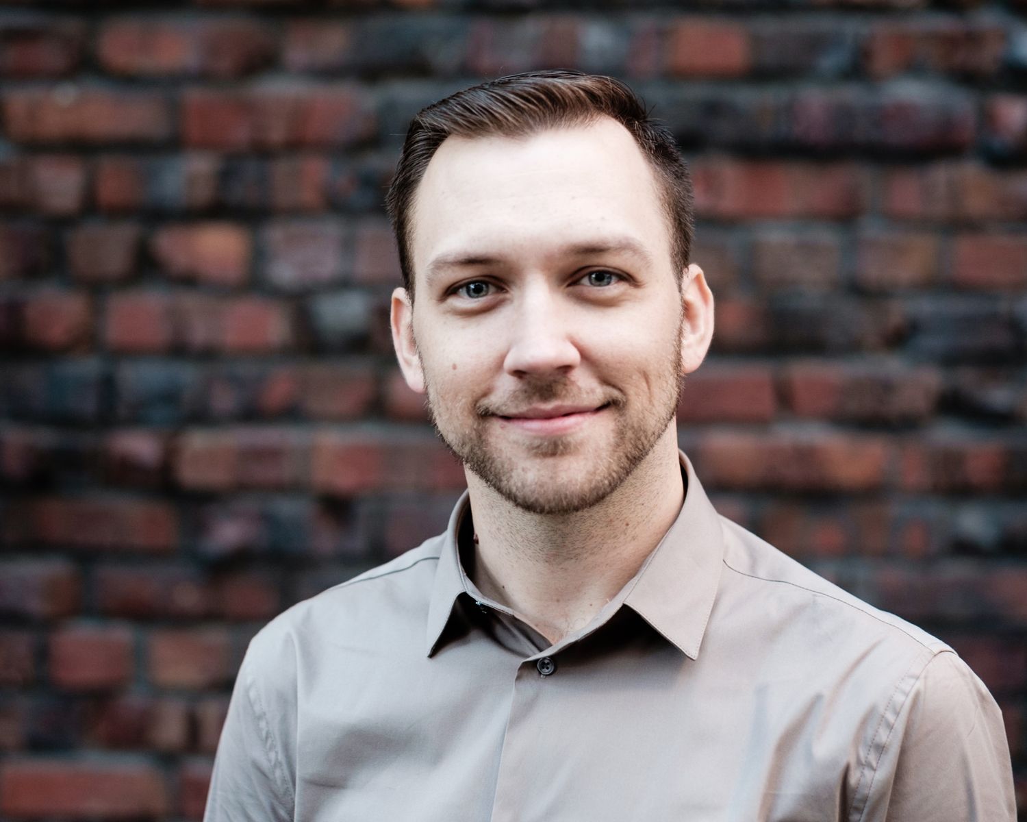 Classic business headshot by Kate Hailey in Seattle, WA