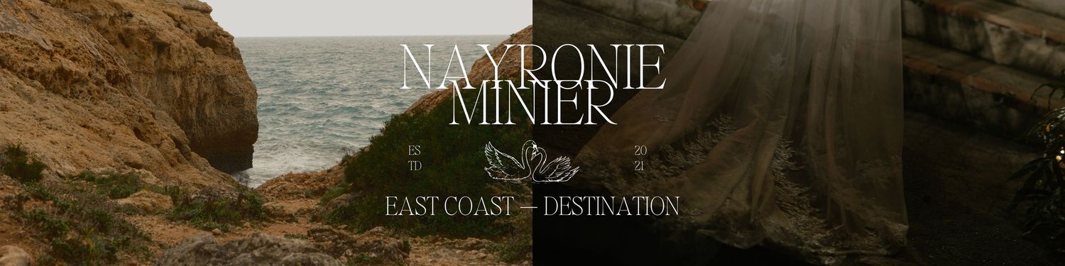 Dramatic seascape with rocky cliffs and text overlay against moody sky.