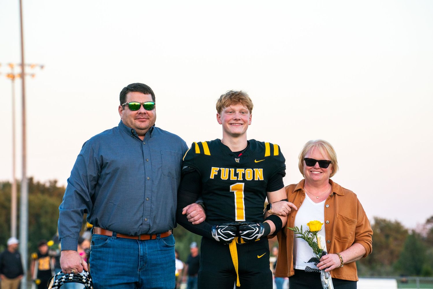 Cooper Habarvosky Senior Night Photo