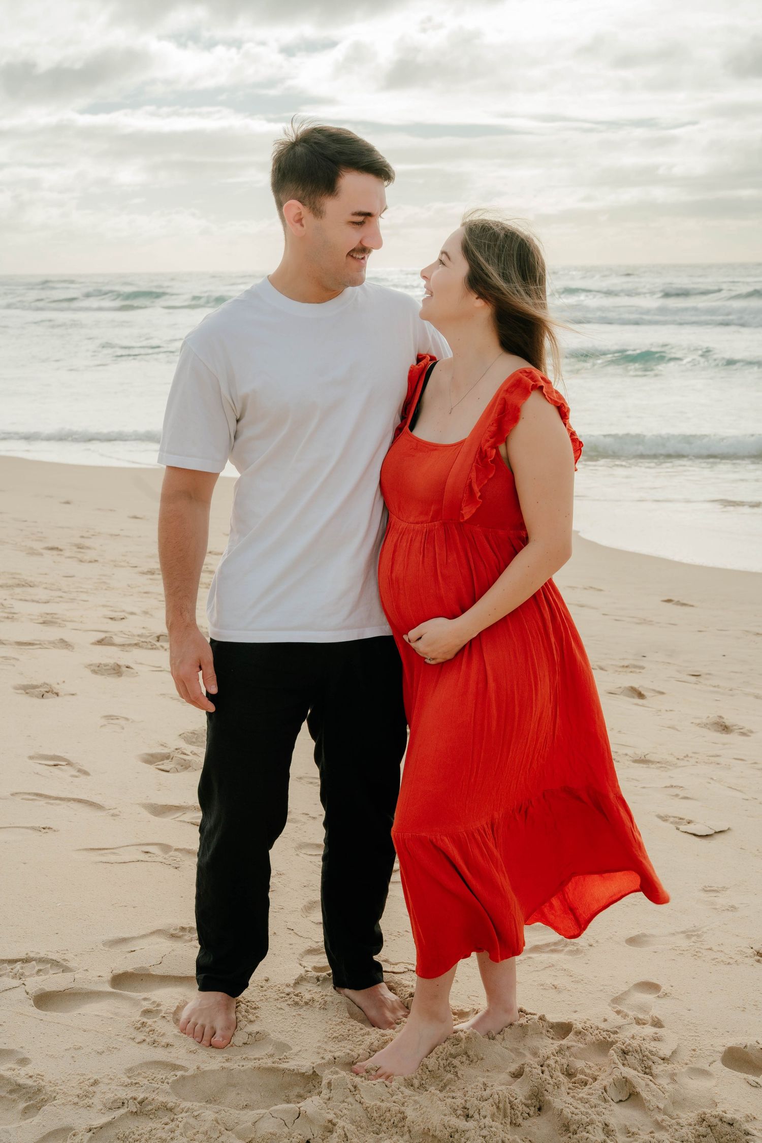 Sunshine Coast photography - outdoor beach maternity photography session