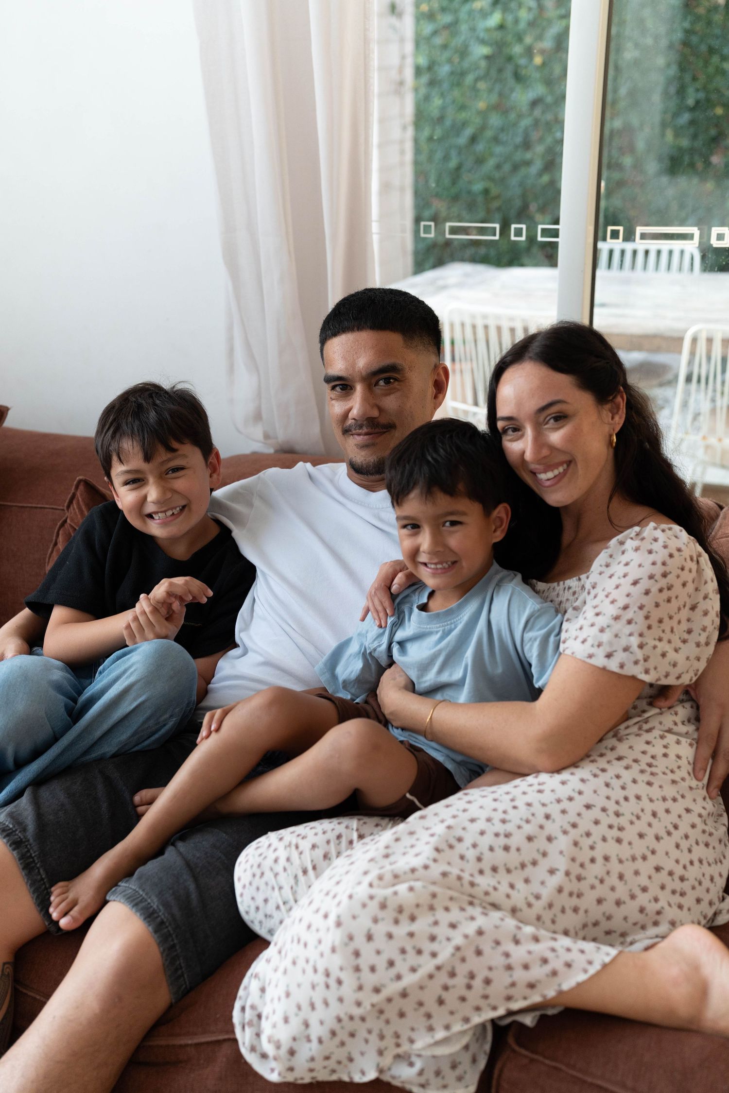 Sunshine Coast photography - family in home session