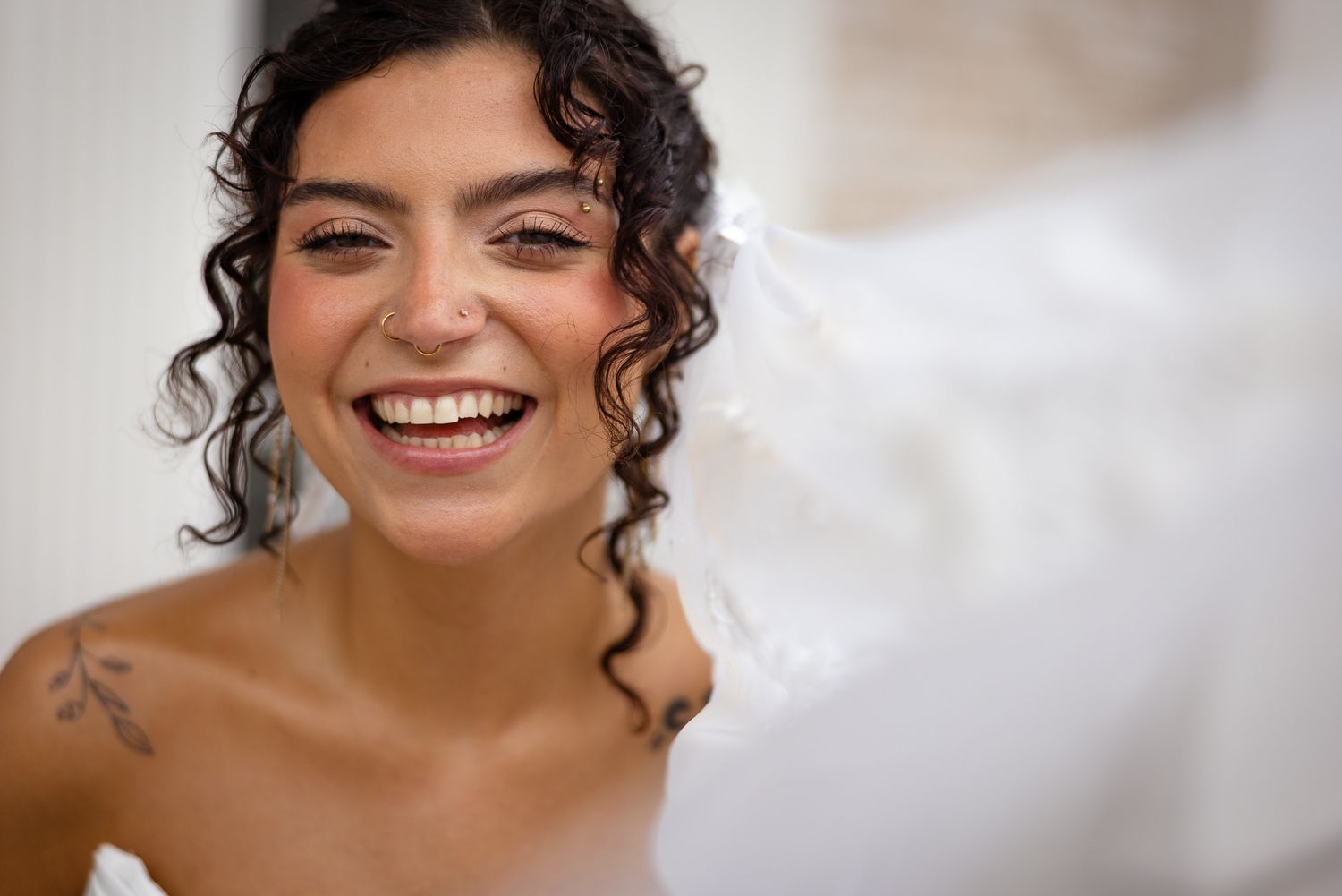 bride and veil