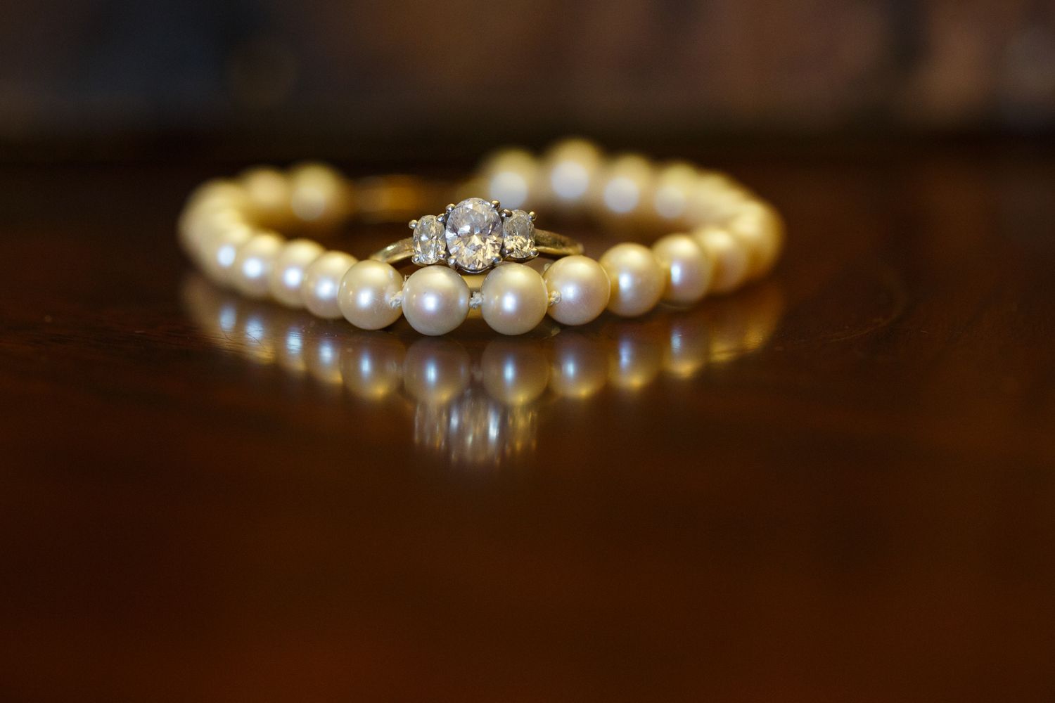 wedding ring with bracelet