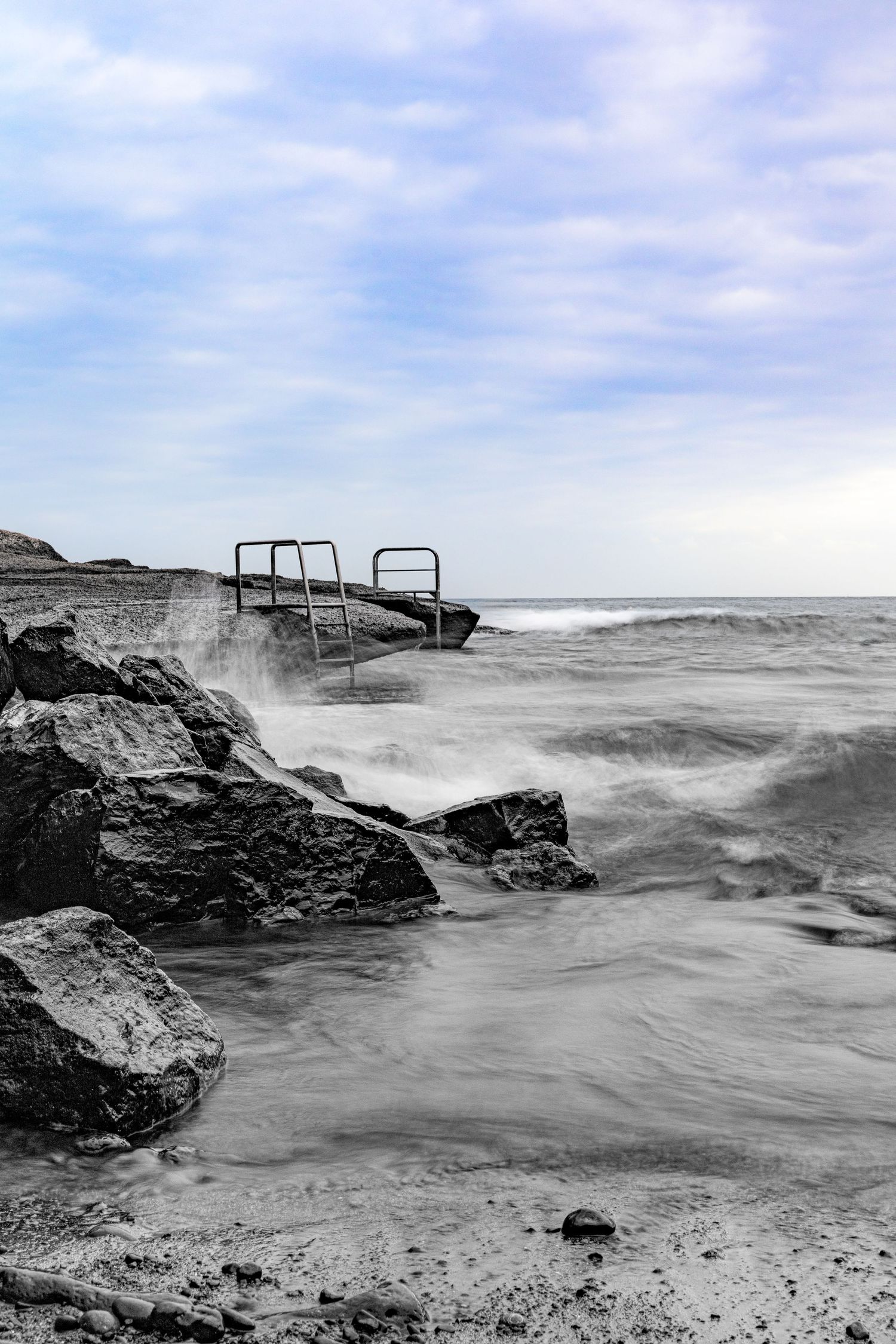 Dramatic sea
