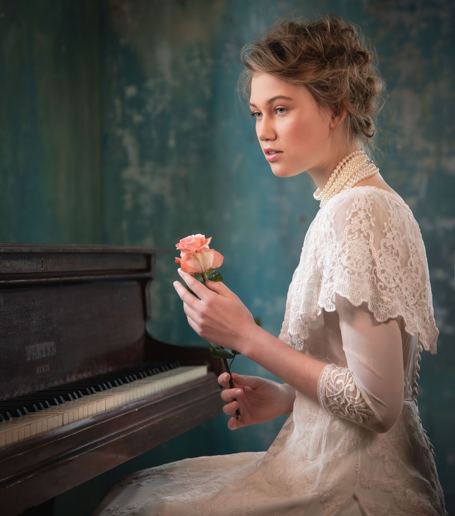 Timeless female portrait capturing emotion, beauty, and confidence