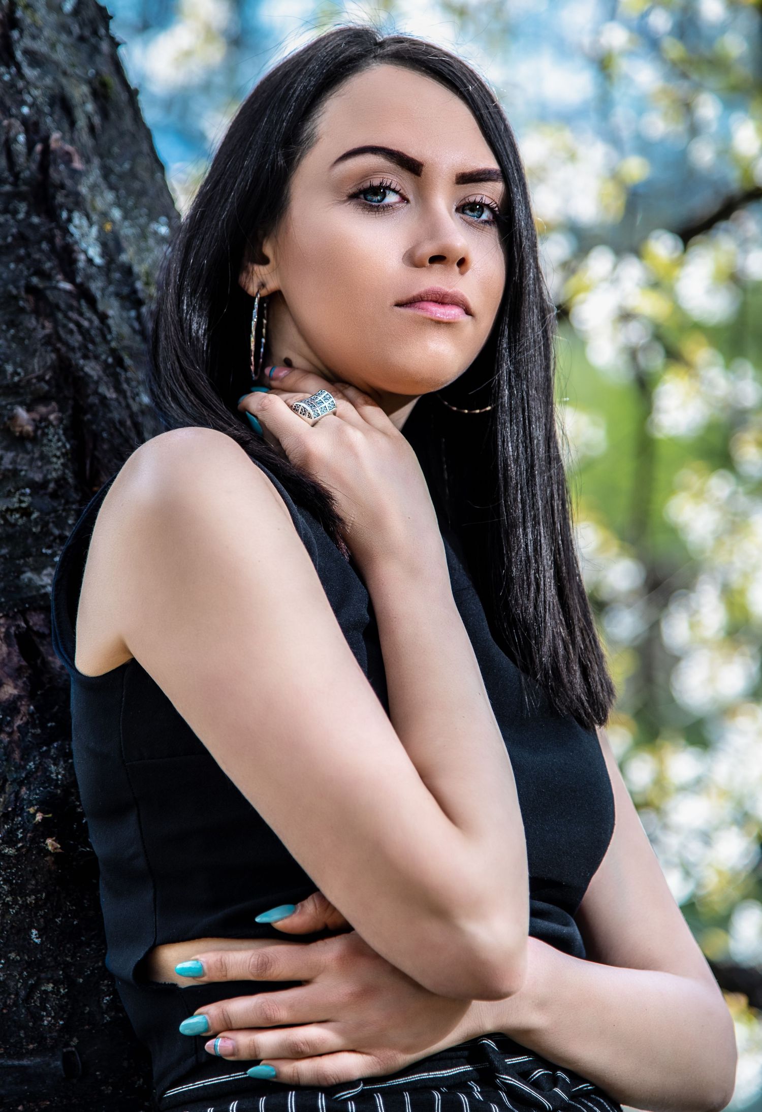 Timeless female portrait capturing emotion, beauty, and confidence